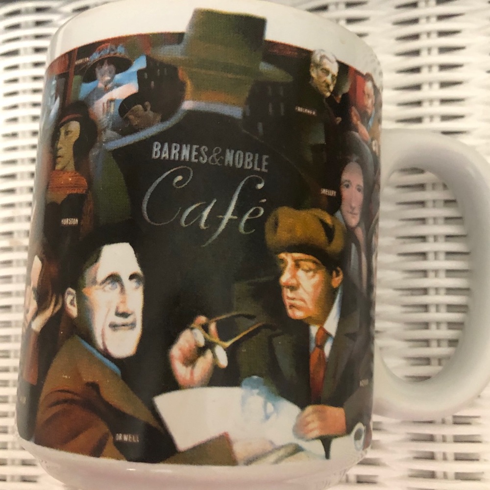 Barnes & Noble cafe distinguished authors mug
